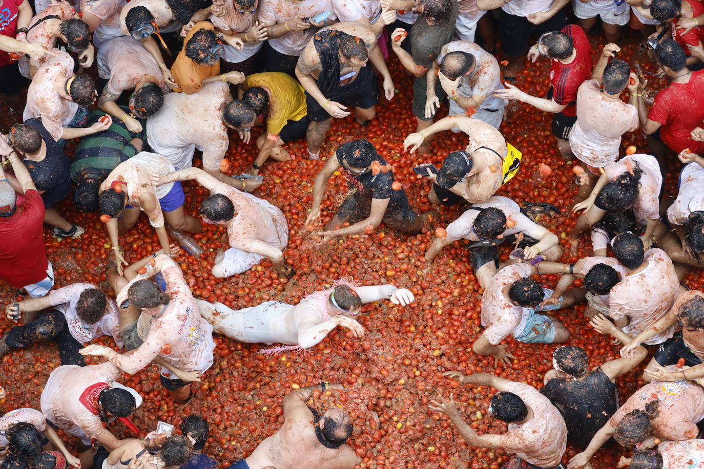 Las mejores imágenes de la Tomatina de Buñol 2024