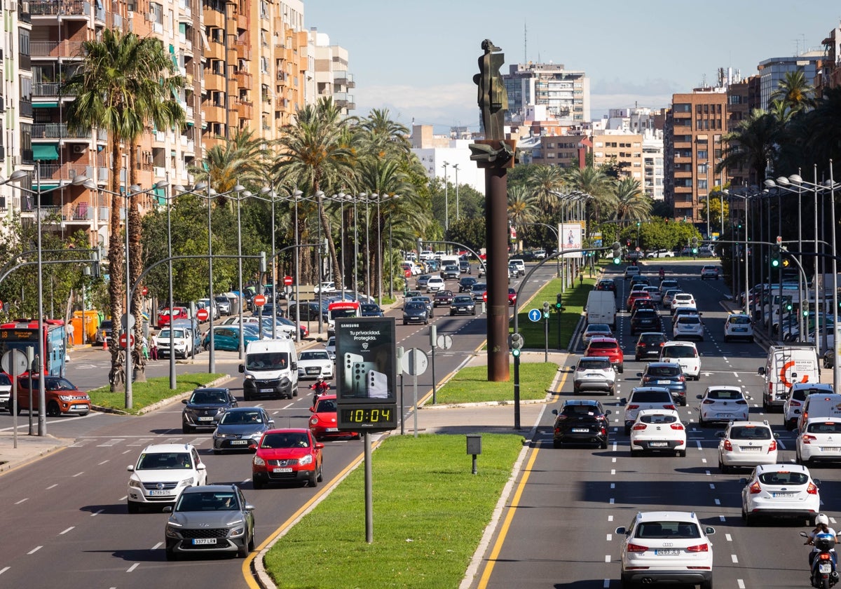 Zona de bajas emisiones en Valencia.