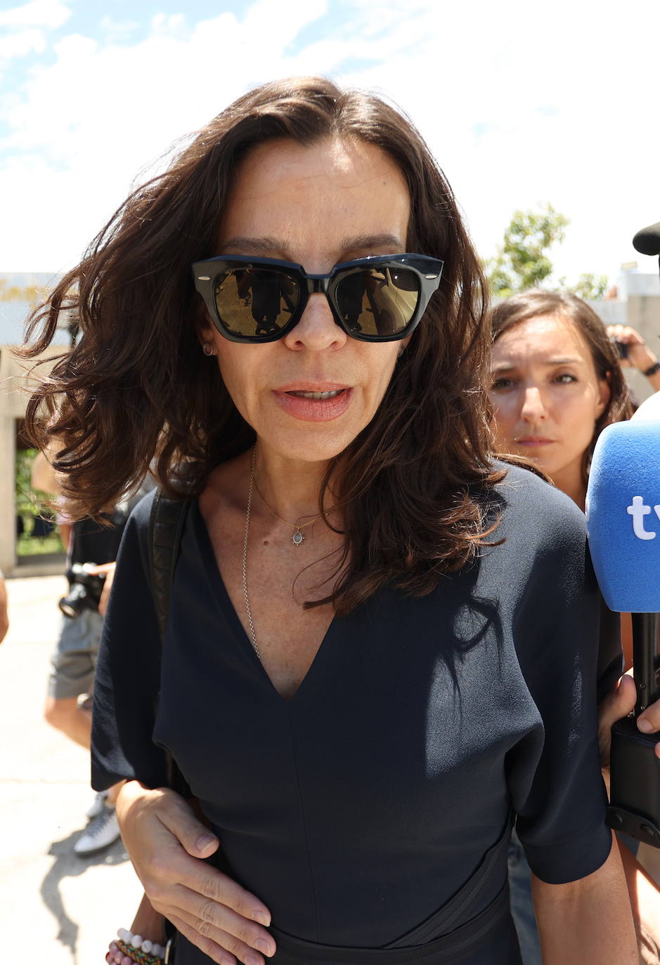 Fotos de la llegada de Silvia Bronchalo y Rodolfo Sancho a la lectura de la sentencia