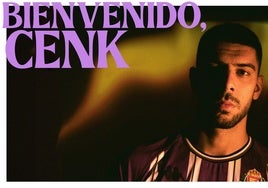 El Real Valladolid anuncia el fichaje de Cenk a través de sus redes sociales