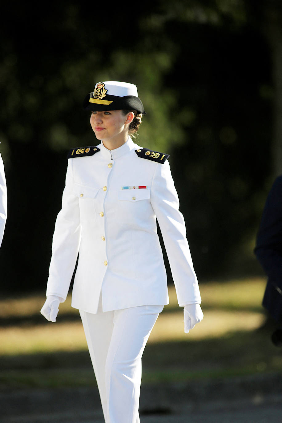 La princesa Leonor se estrena como guardiamarina en Pontevedra