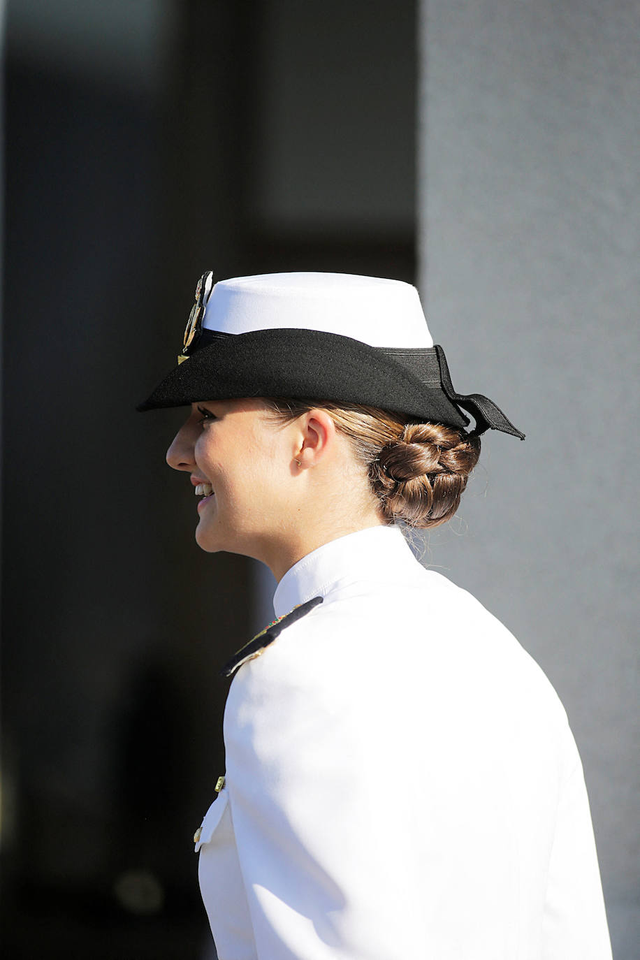 La princesa Leonor se estrena como guardiamarina en Pontevedra