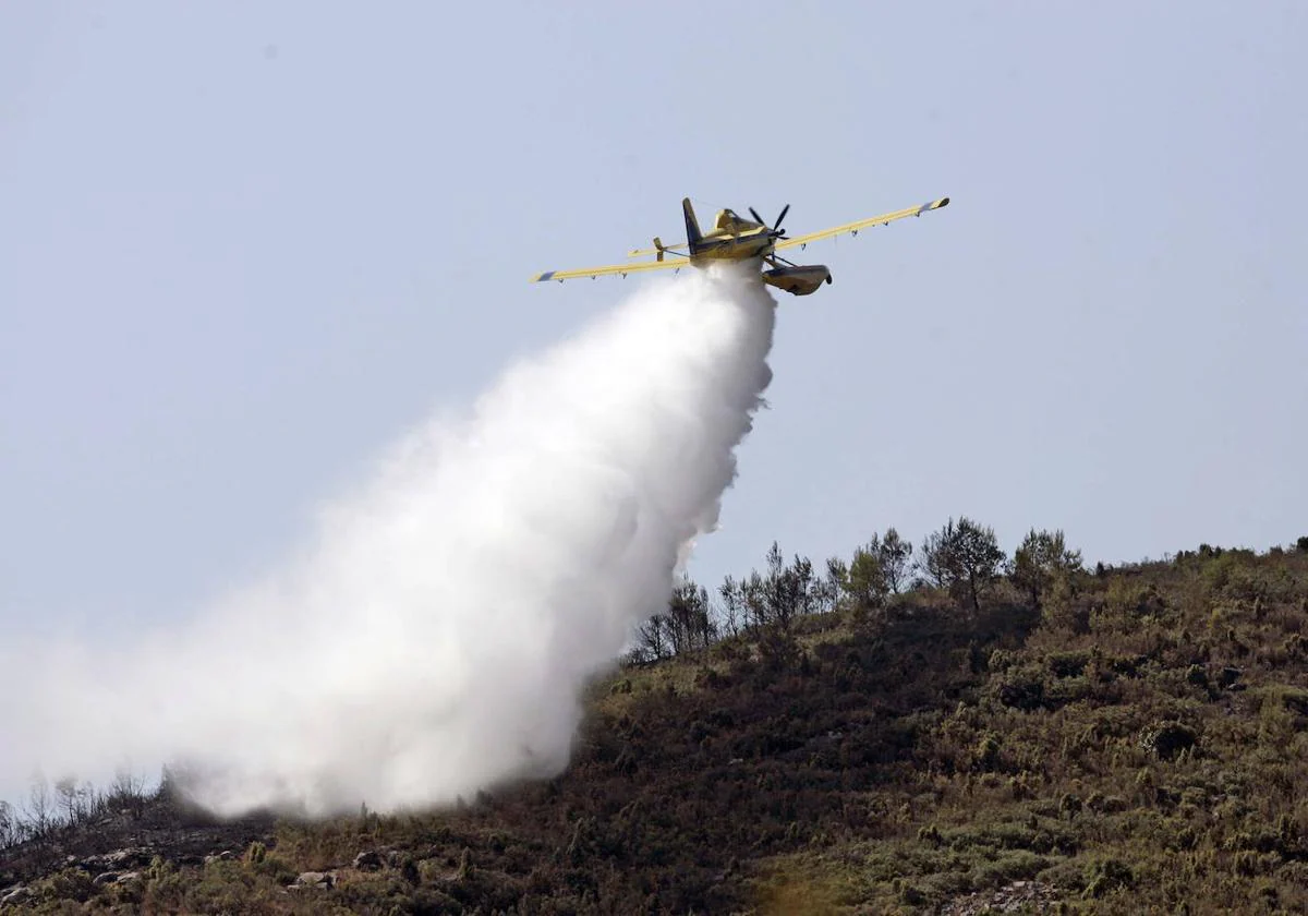 Un fallo mecánico en un vehículo podría haber originado el fuego de Oropesa 