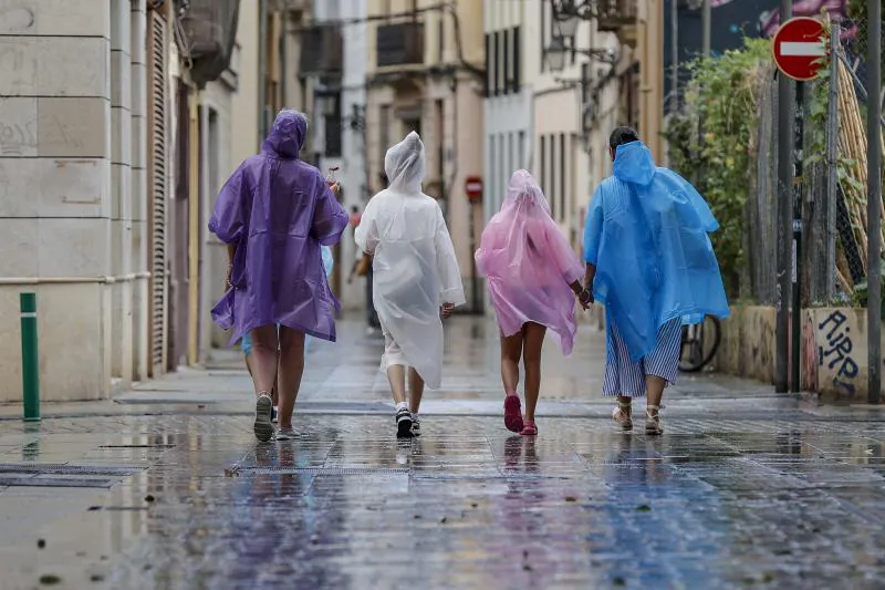 Las lluvias del fin de semana en la Comunitat anticipan el fin del verano 