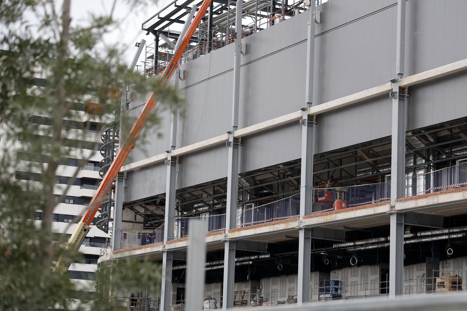 Así avanzan las obras del Roig Arena