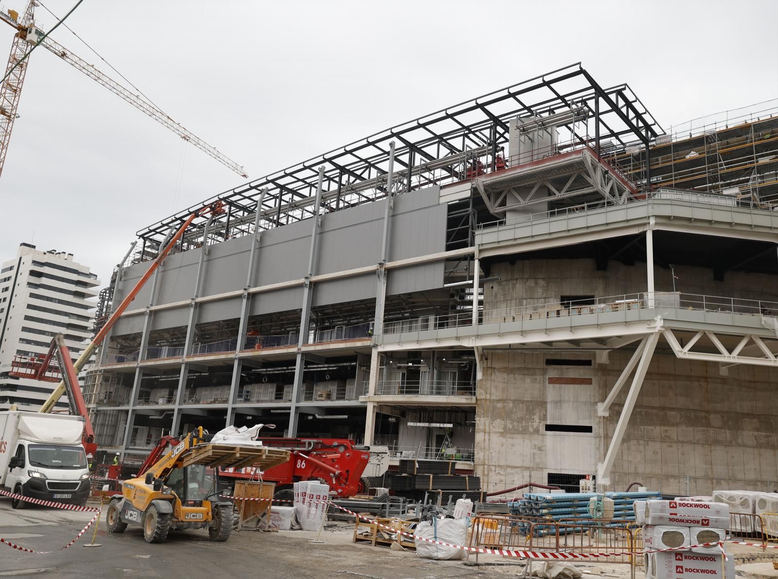 Así avanzan las obras del Roig Arena