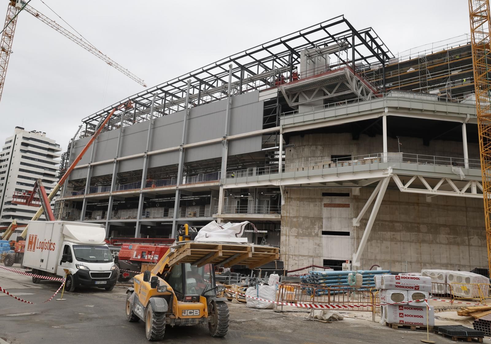 Así avanzan las obras del Roig Arena