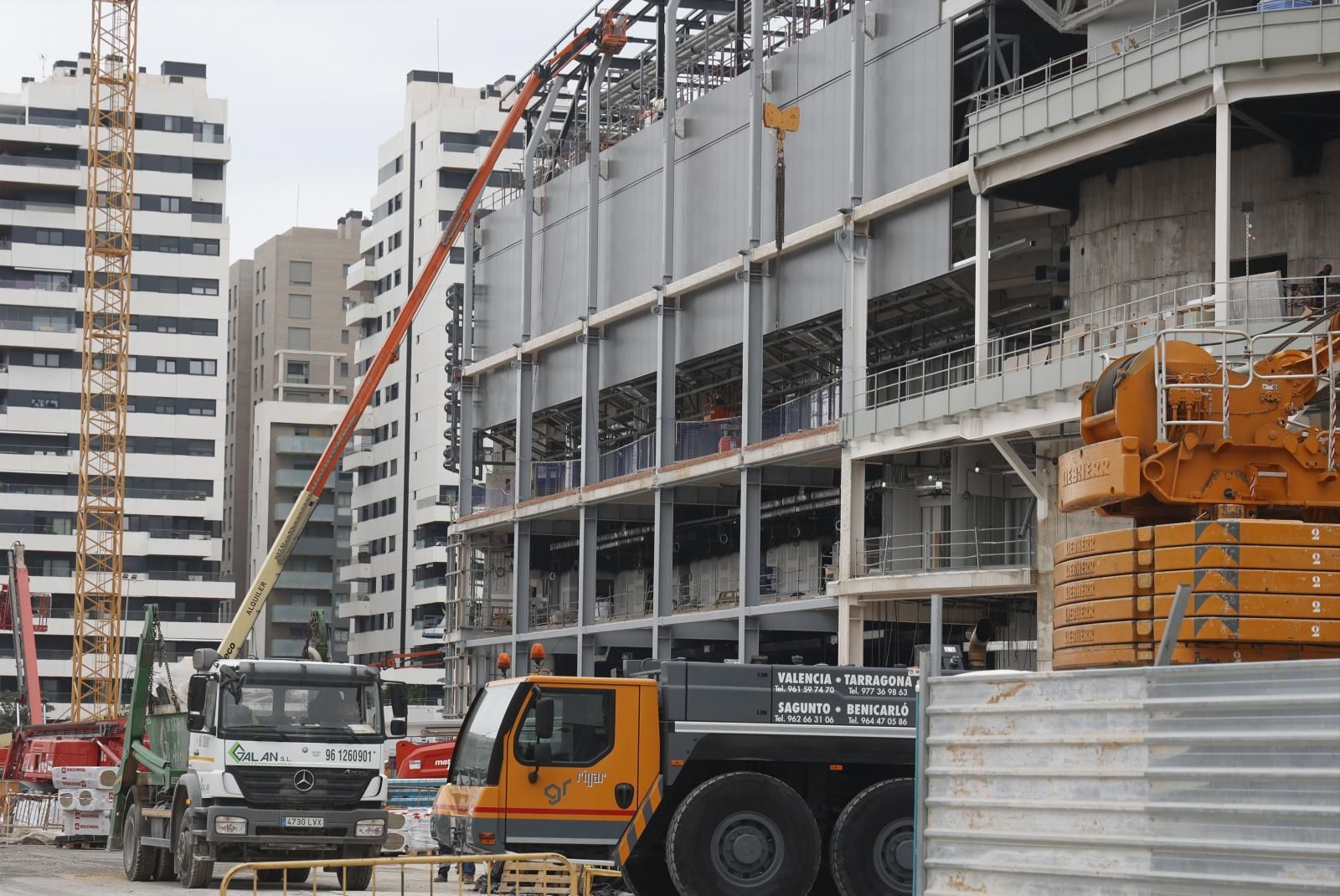 Así avanzan las obras del Roig Arena