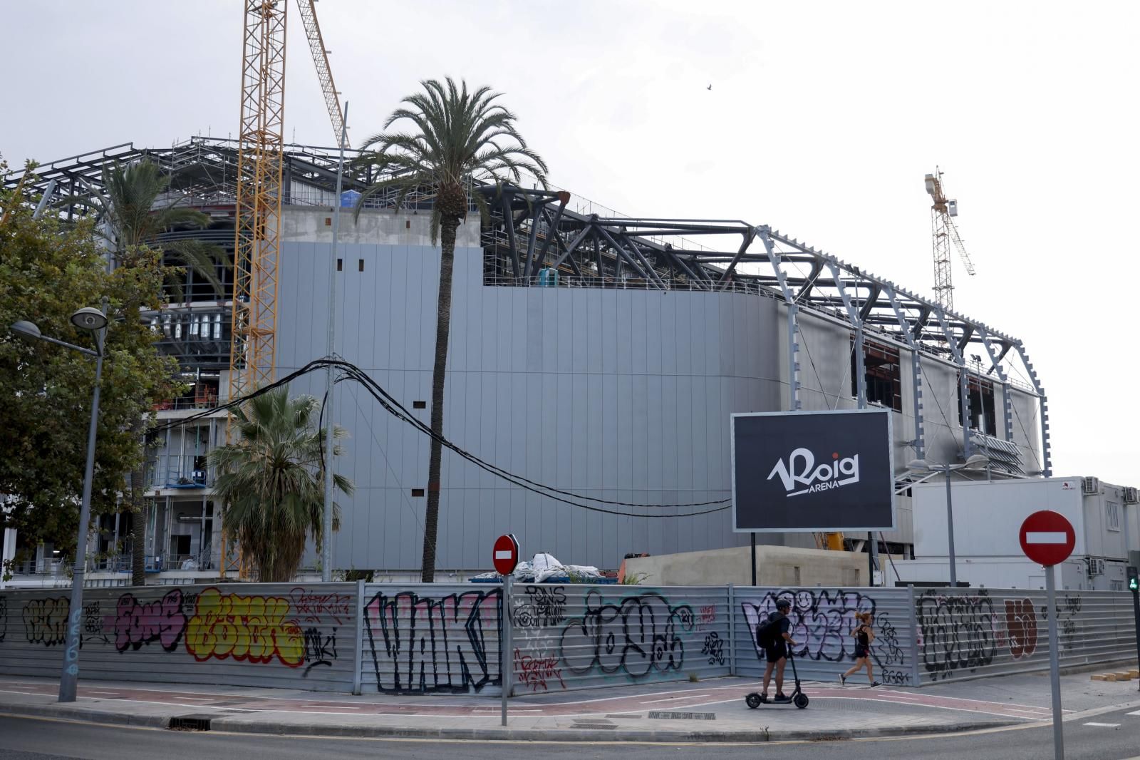 Así avanzan las obras del Roig Arena