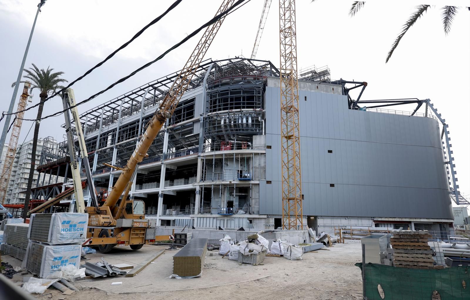 Así avanzan las obras del Roig Arena