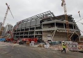 Así avanzan las obras del Roig Arena