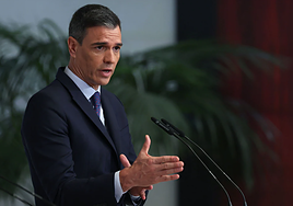 El presidente del Gobierno, Pedro Sánchez.