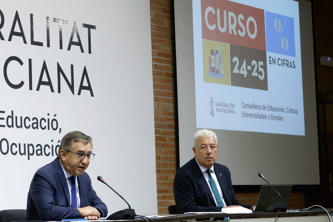 FOTOS | José Antonio Rovira presenta los principales datos del curso escolar 2024/2025