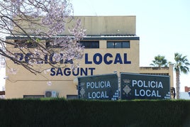 Instalaciones de la Policía Local de Sagunto.