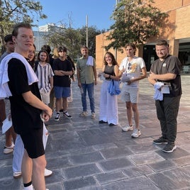 Alumnos en la jornada de bienvenida.