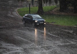 Día de lluvia en Valencia.