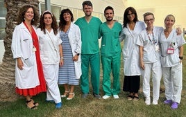 Equipo del servicio de Neumología.