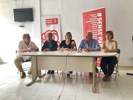 María José Salvador, durante su comparecencia en Dénia.