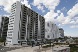 Barrio de Turianova, donde se ha hecho permutas de suelo con una constructora para hacer VPO.