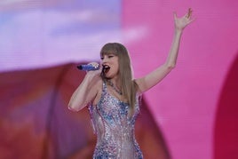 Taylor Swift, en el Santiago Bernabéu.