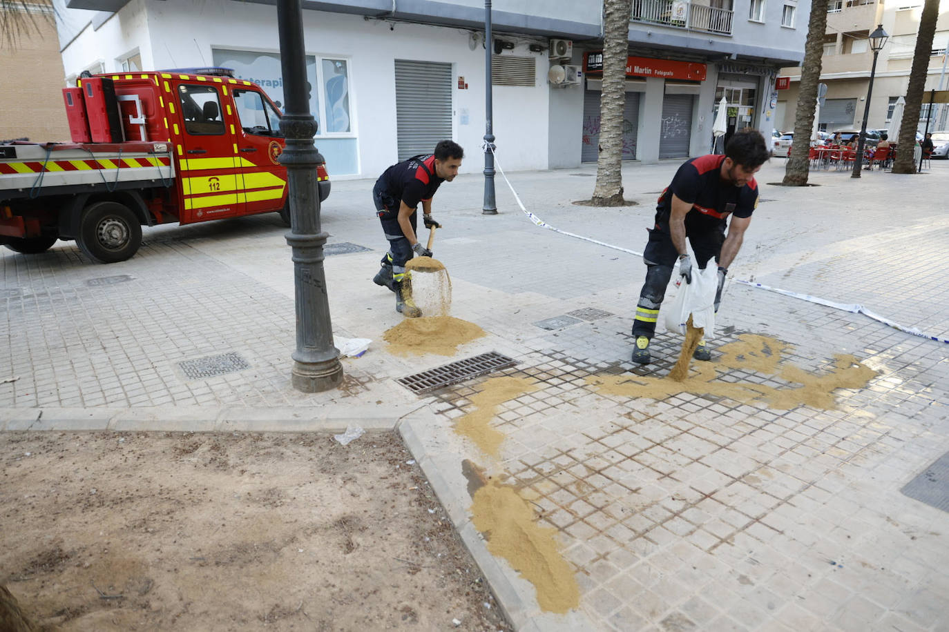 Tiroteo y persecución policial en Benimaclet