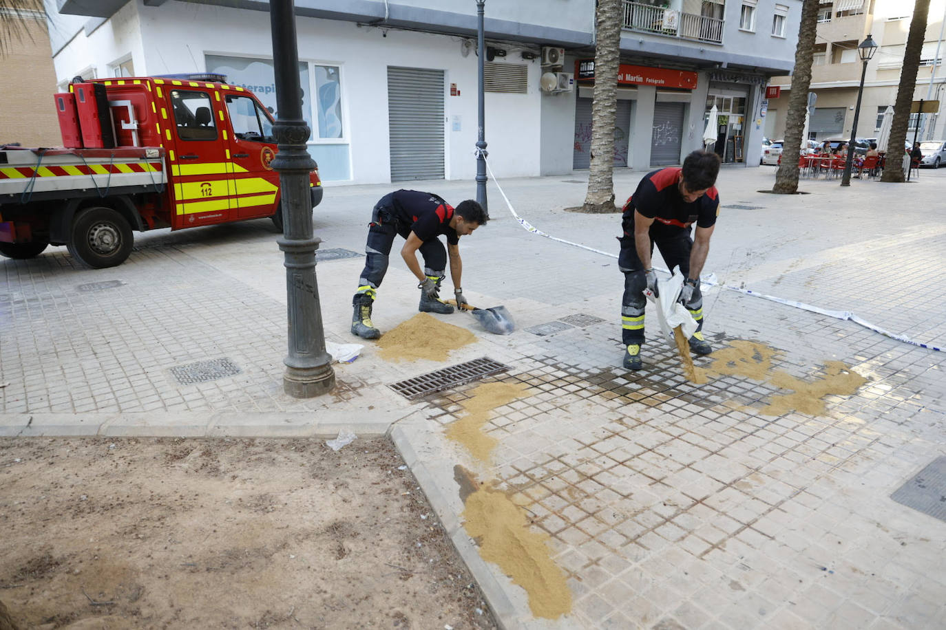 Tiroteo y persecución policial en Benimaclet