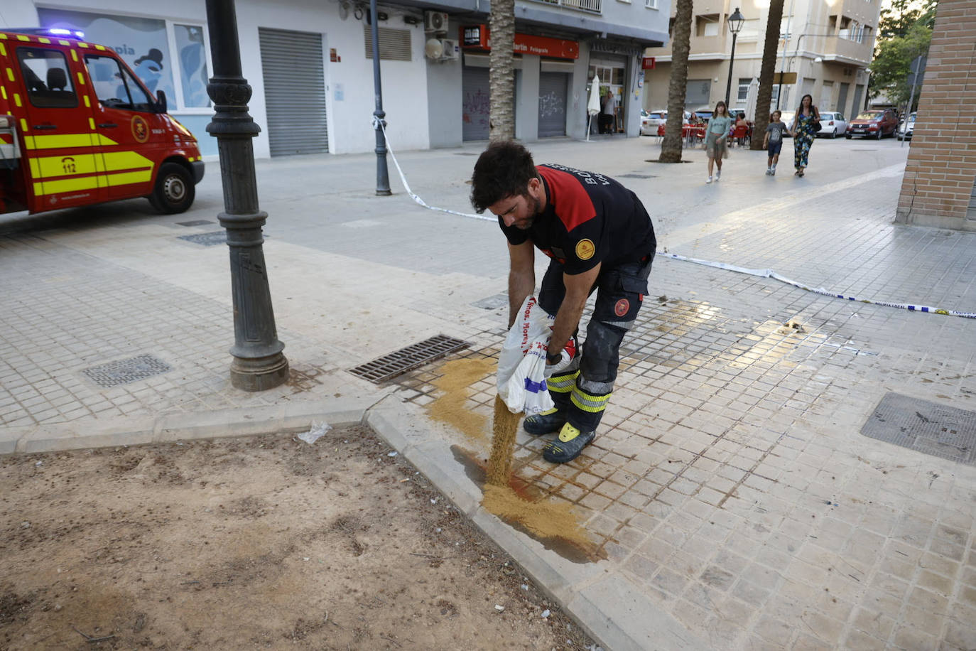 Tiroteo y persecución policial en Benimaclet