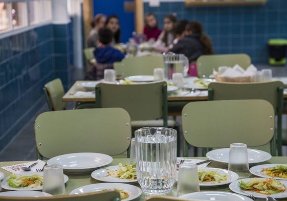 Comedor escolar, en una imagen de archivo.