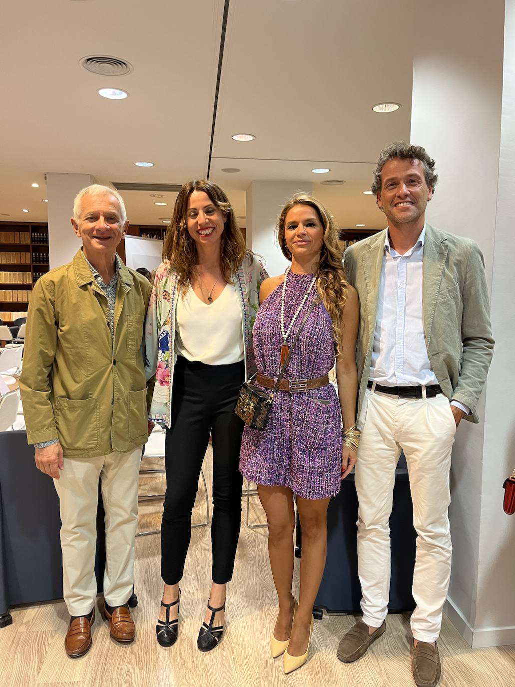 Juan Viña, Paula Sánchez, Fuensanta Jiménez Betoret y Nicolás Bas.