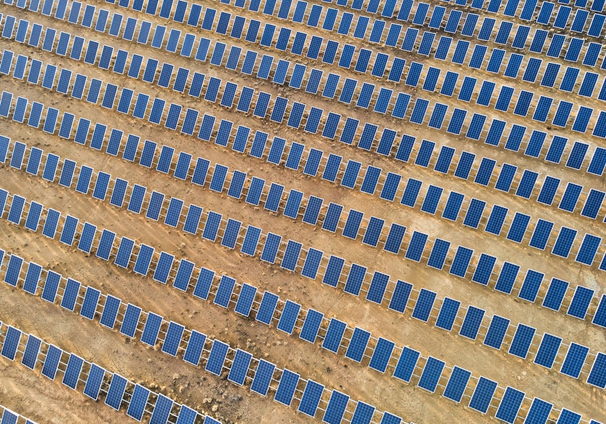 El parque solar de Vilardevós, en Galicia.