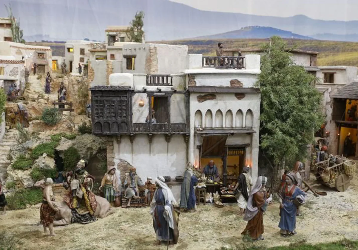 El belén del Salón de Cristal homenajeará los 400 años de la Fiesta de los Niños de la calle Sant Vicent 