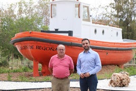 El propietario del barco y el alcalde de la ciudad.