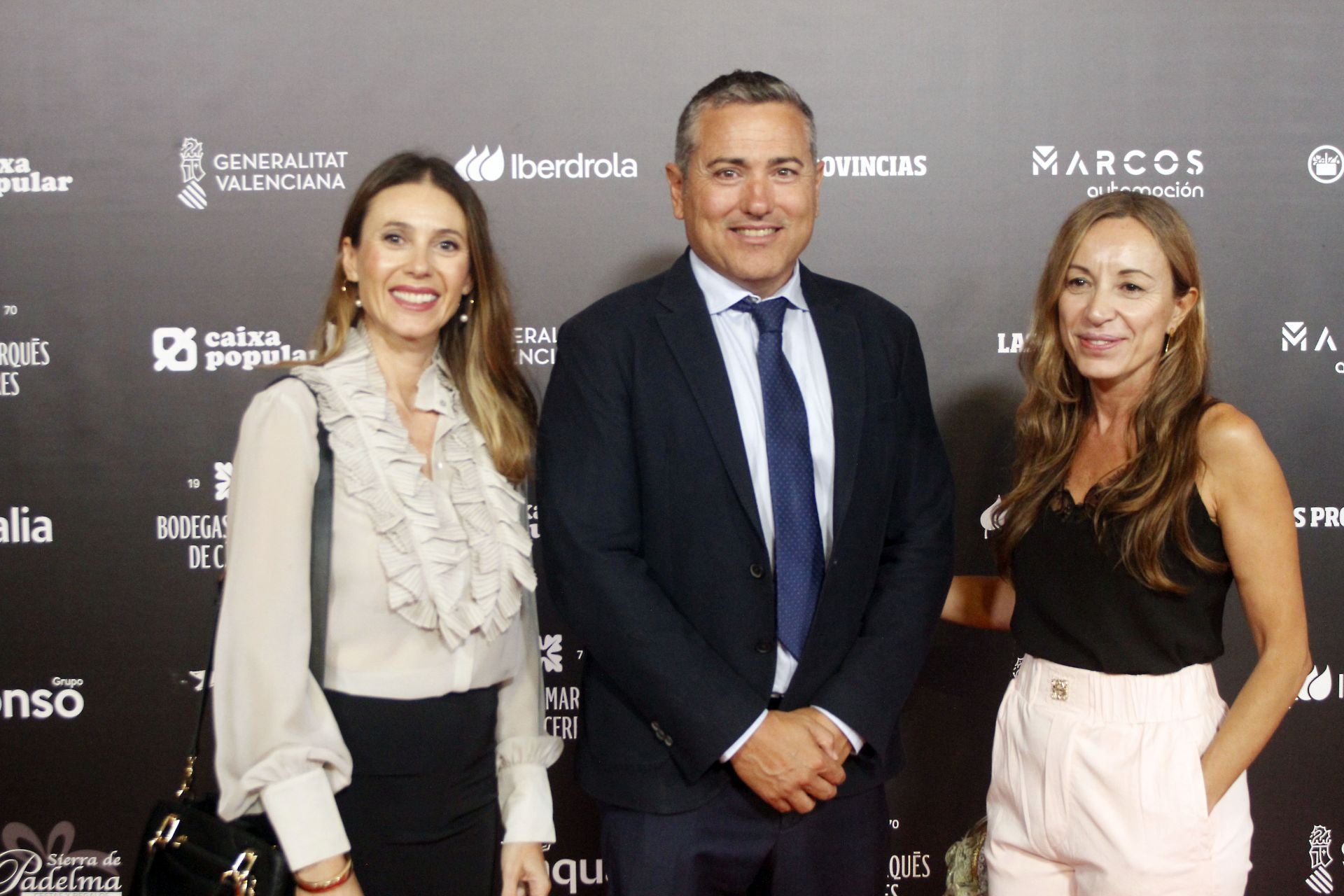 Mónica García, Carlos Lledó y Maite Domingo, representantes de la compañía Veganic Nature