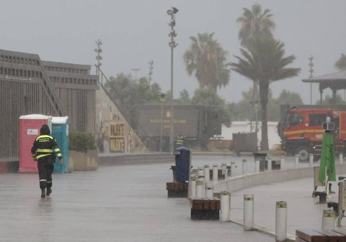 Valencia se prepara para recibir lo peor de las lluvias