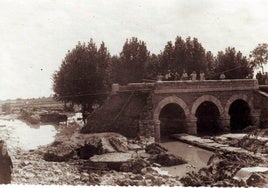 Bétera.Puente destrozado porla riada de 1949.