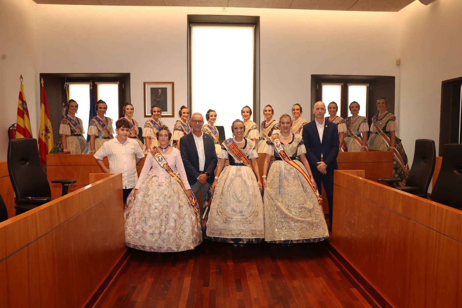 Las candidatas a Fallera Mayor de Valencia visitan Ibiza