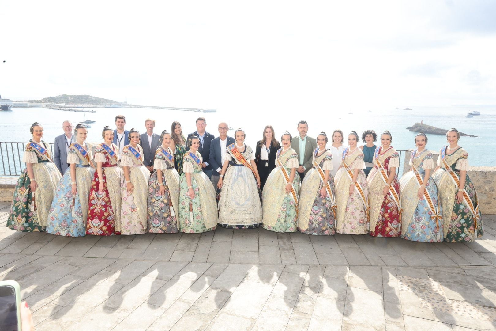 Las candidatas a Fallera Mayor de Valencia visitan Ibiza