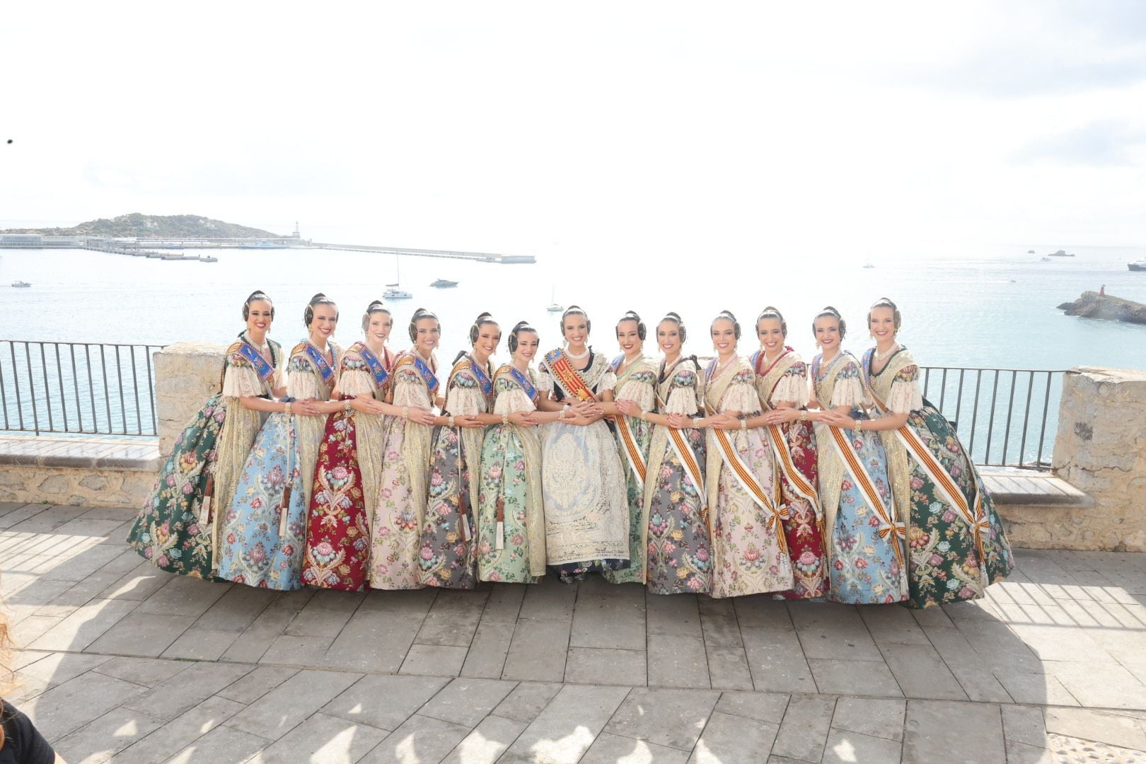 Las candidatas a Fallera Mayor de Valencia visitan Ibiza