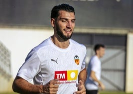 Rafa Mir, en un entrenamiento.