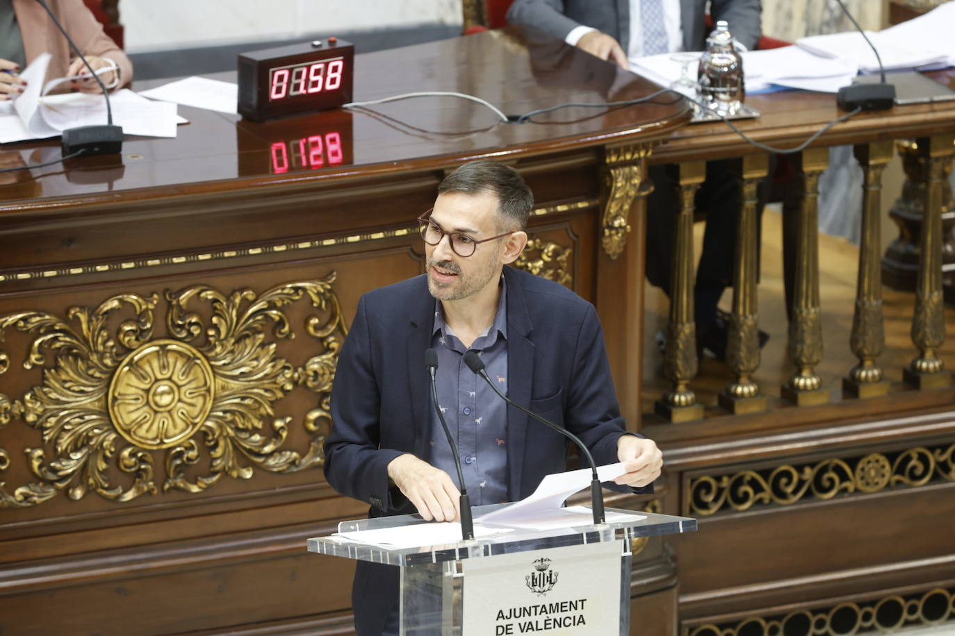 Fotos del pleno del Ayuntamiento de Valencia (25 de septiembre)