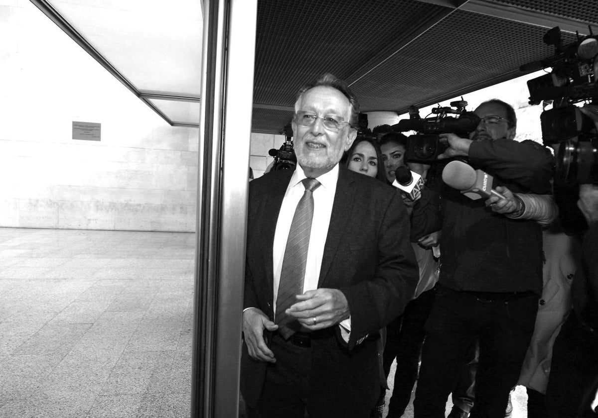 Alfonso Grau, en la Ciudad de la Justicia de Valencia.