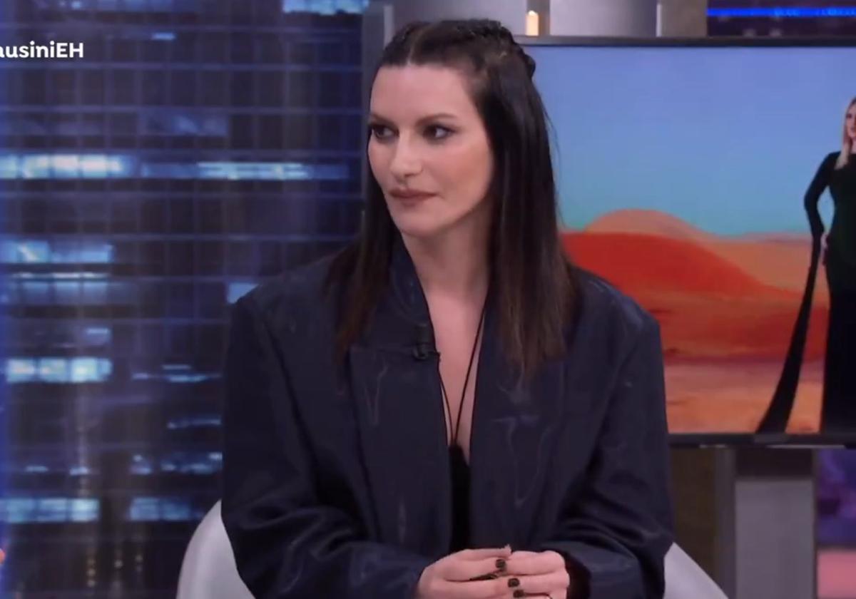 Laura Pausini, en 'El Hormiguero' este jueves.