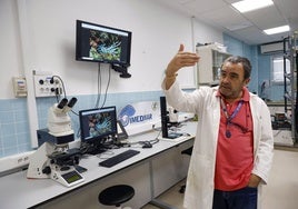 José Tena, catedrático de Biología Marina.