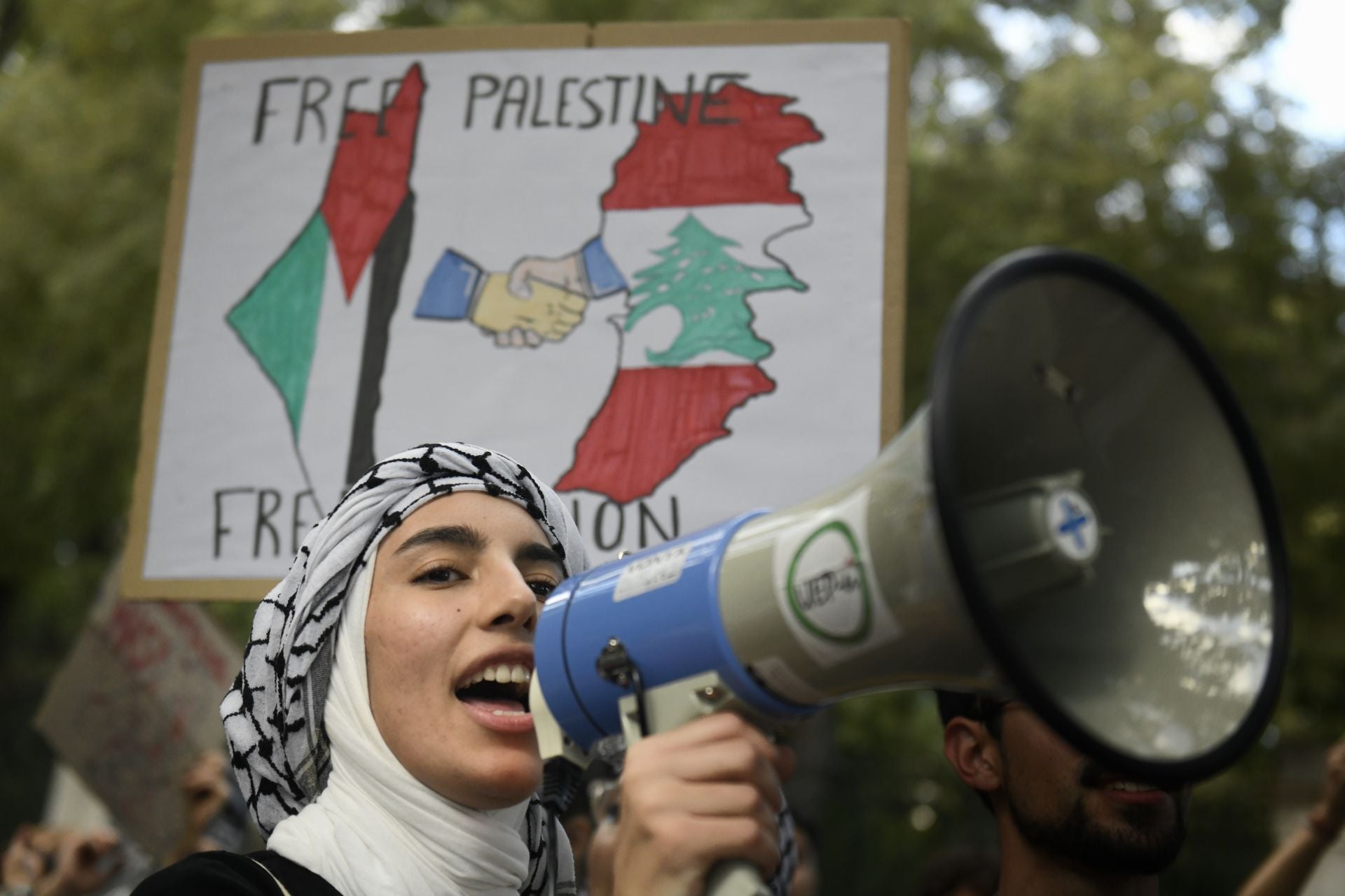 Manifestación pro-Palestina en Valencia