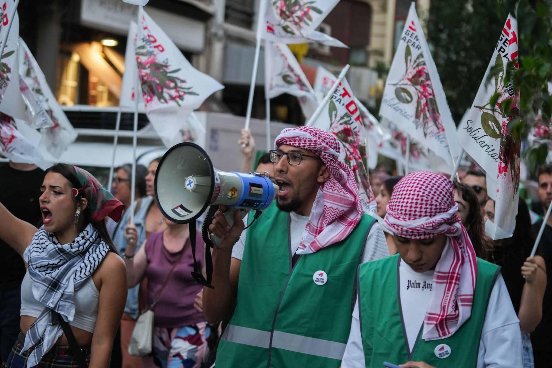 Manifestación pro-Palestina en Valencia