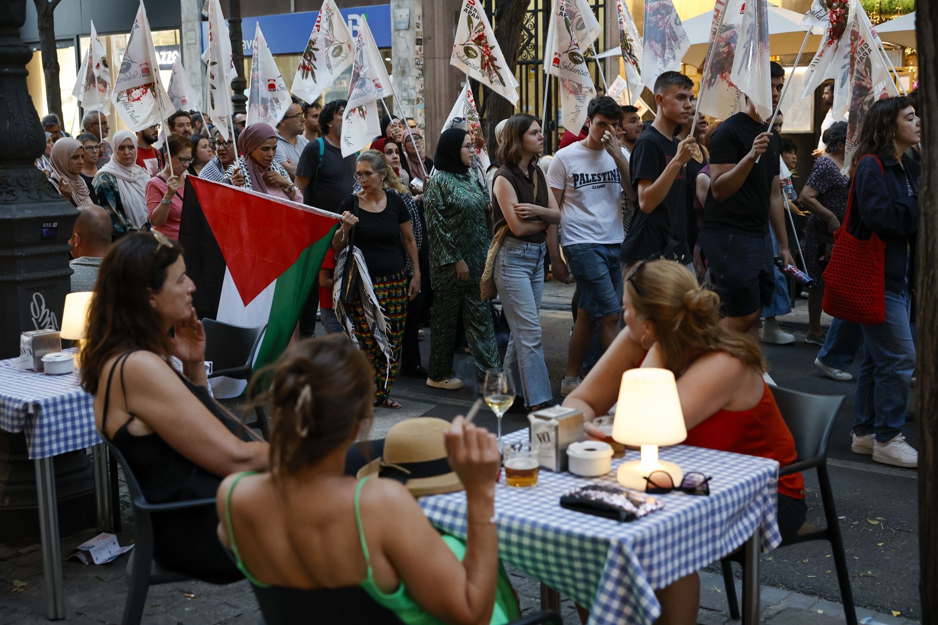 Manifestación pro-Palestina en Valencia