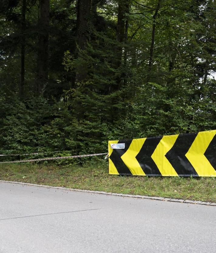 Imagen secundaria 2 - Las imágenes de donde ocurrió el accidente en Kuesnacht, Suiza.