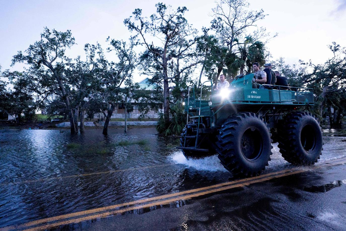 Fotos: el huracán Helene deja varios muertos y un reguero de destrucción en Estados Unidos