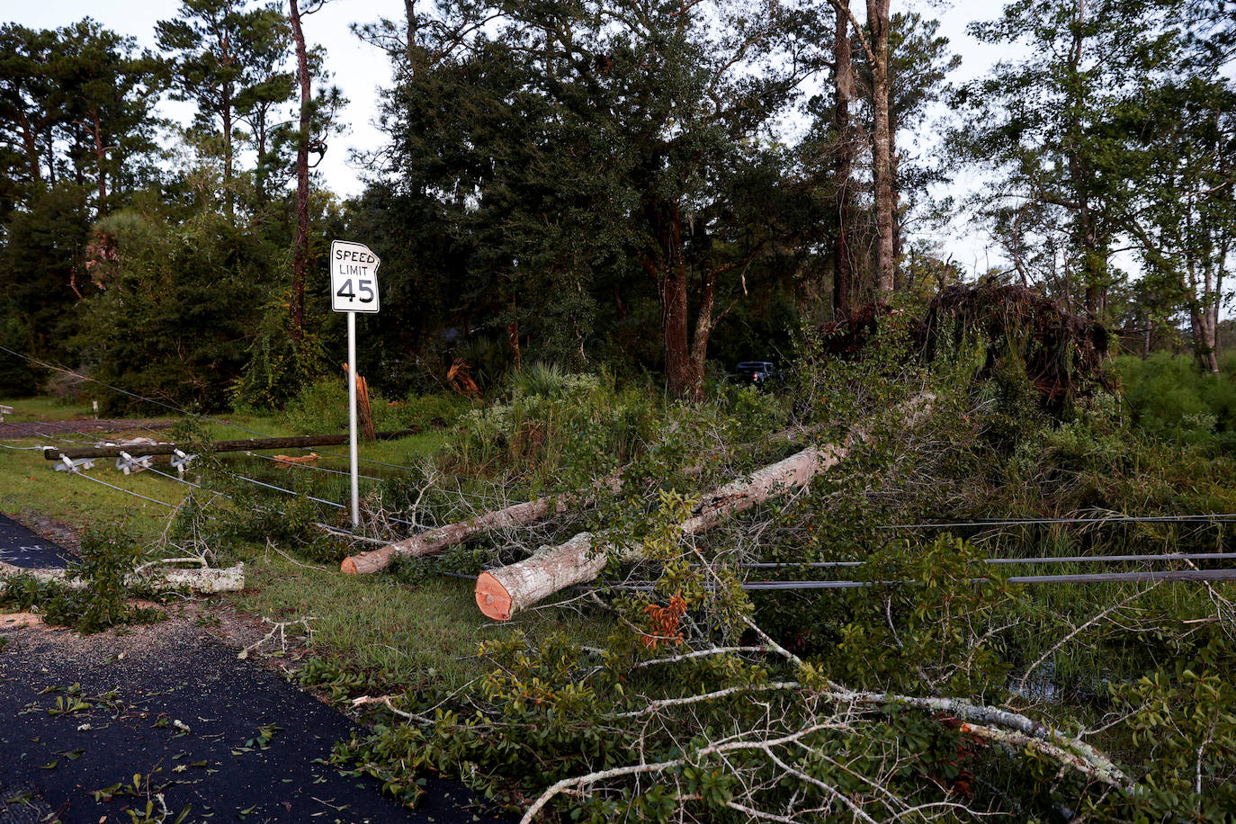 Fotos: el huracán Helene deja varios muertos y un reguero de destrucción en Estados Unidos