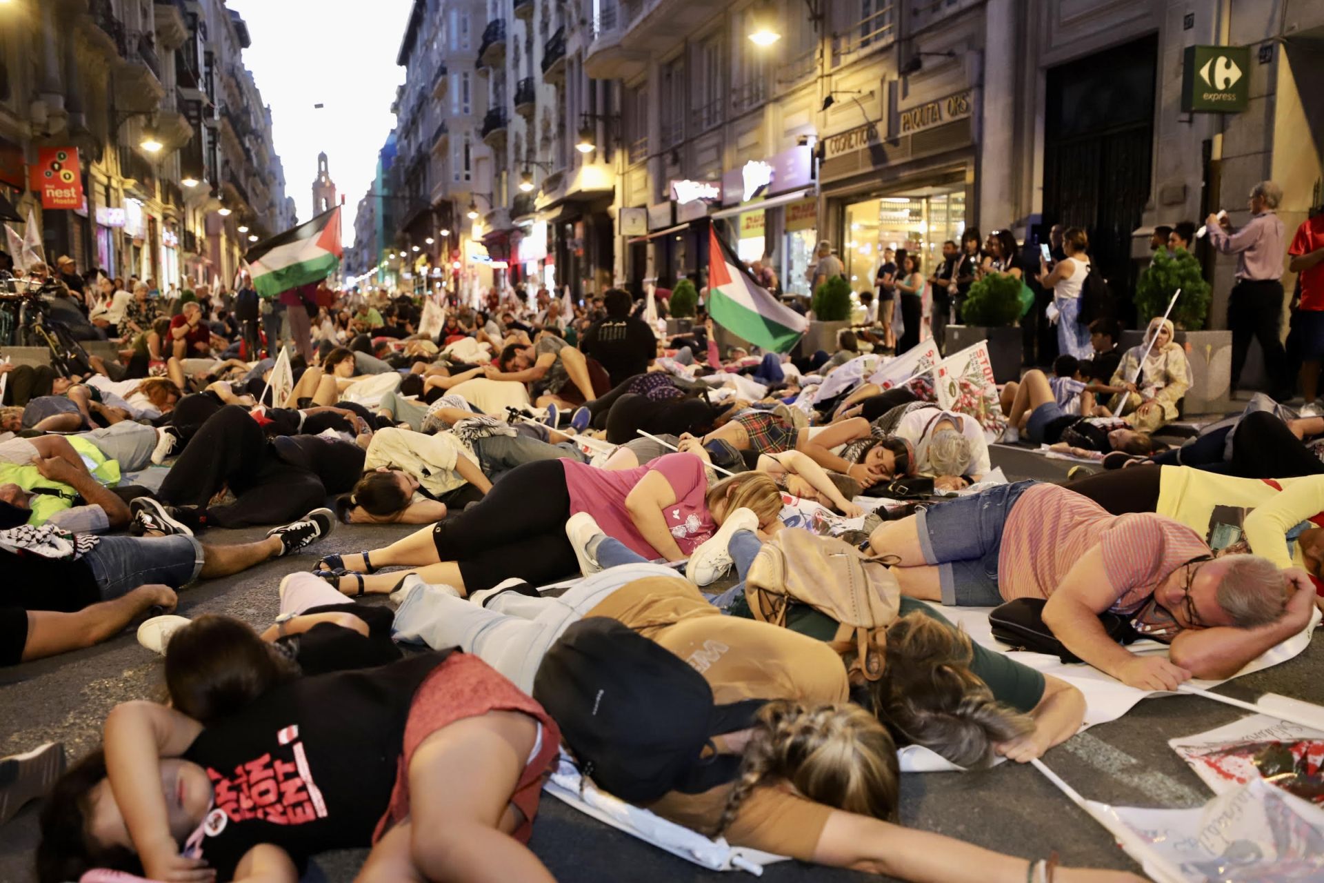 Manifestación pro-Palestina en Valencia